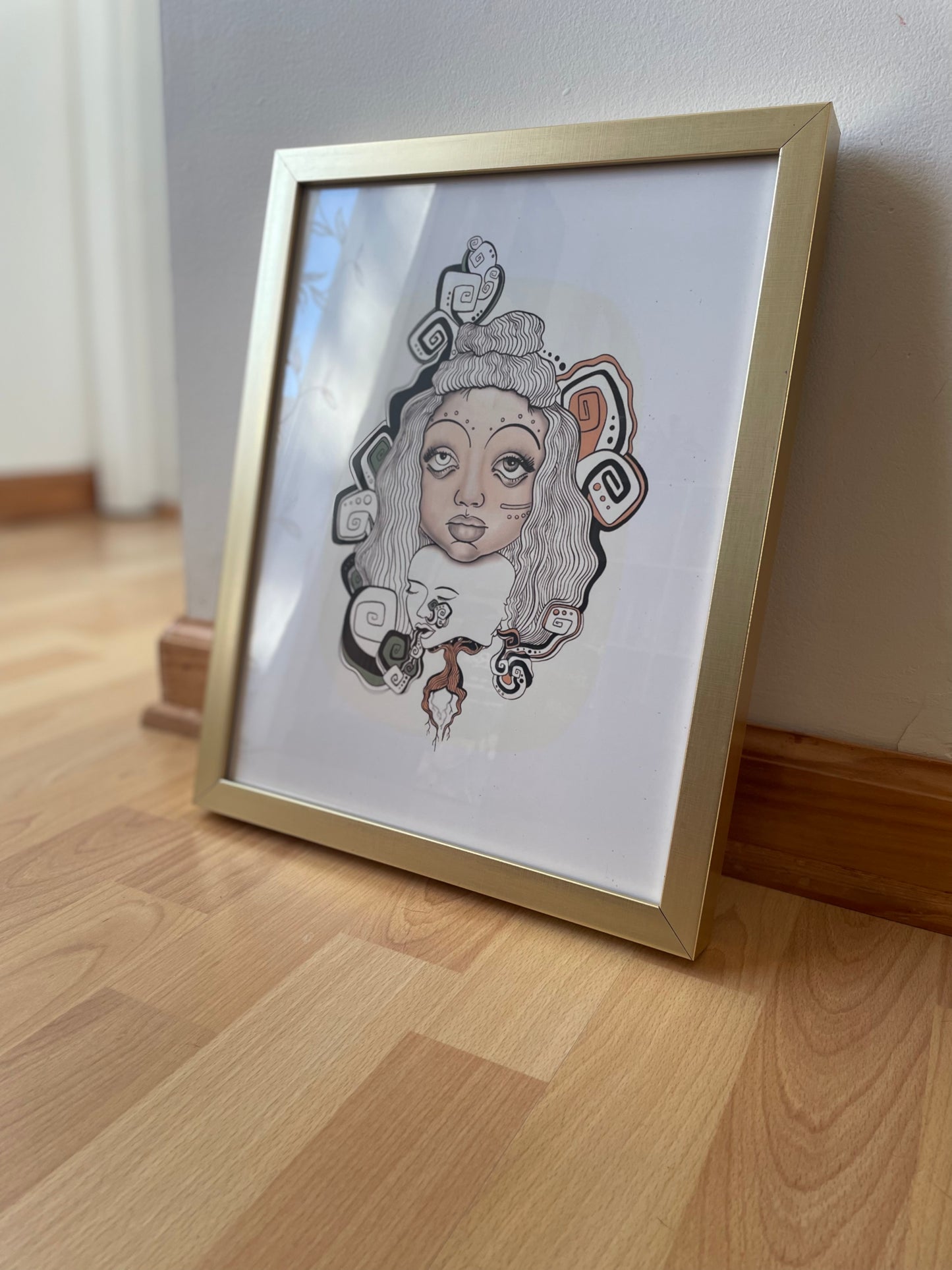 'Prana Apana' Framed