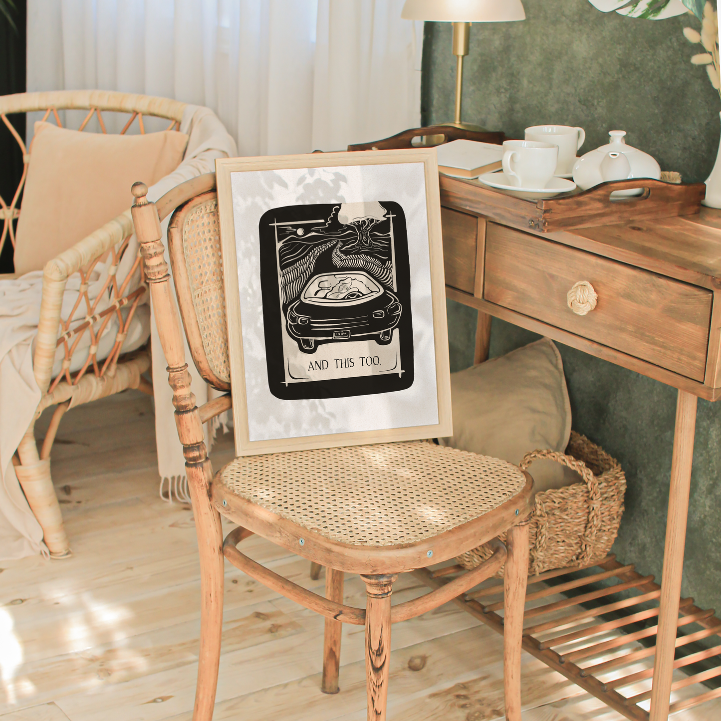 'Santosha' Art Print