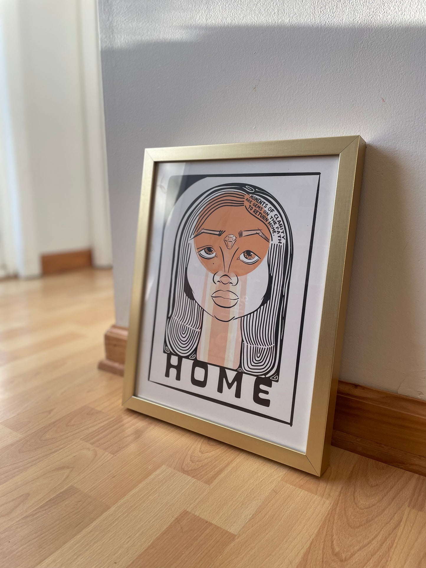 'Home' Framed