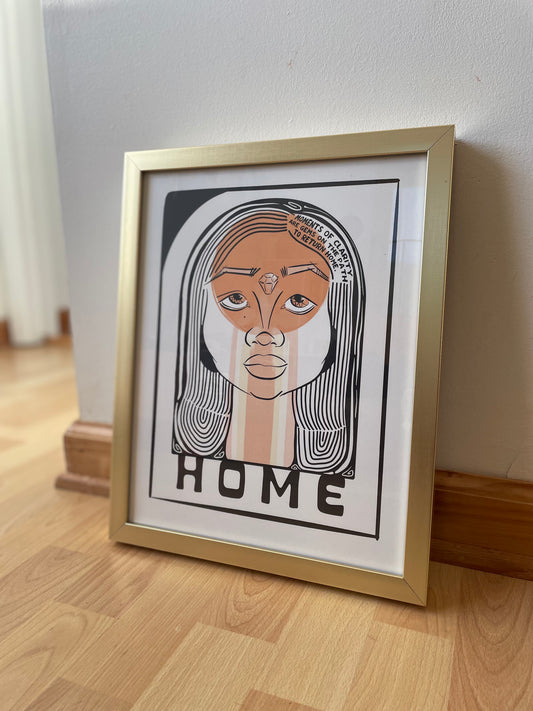 'Home' Framed