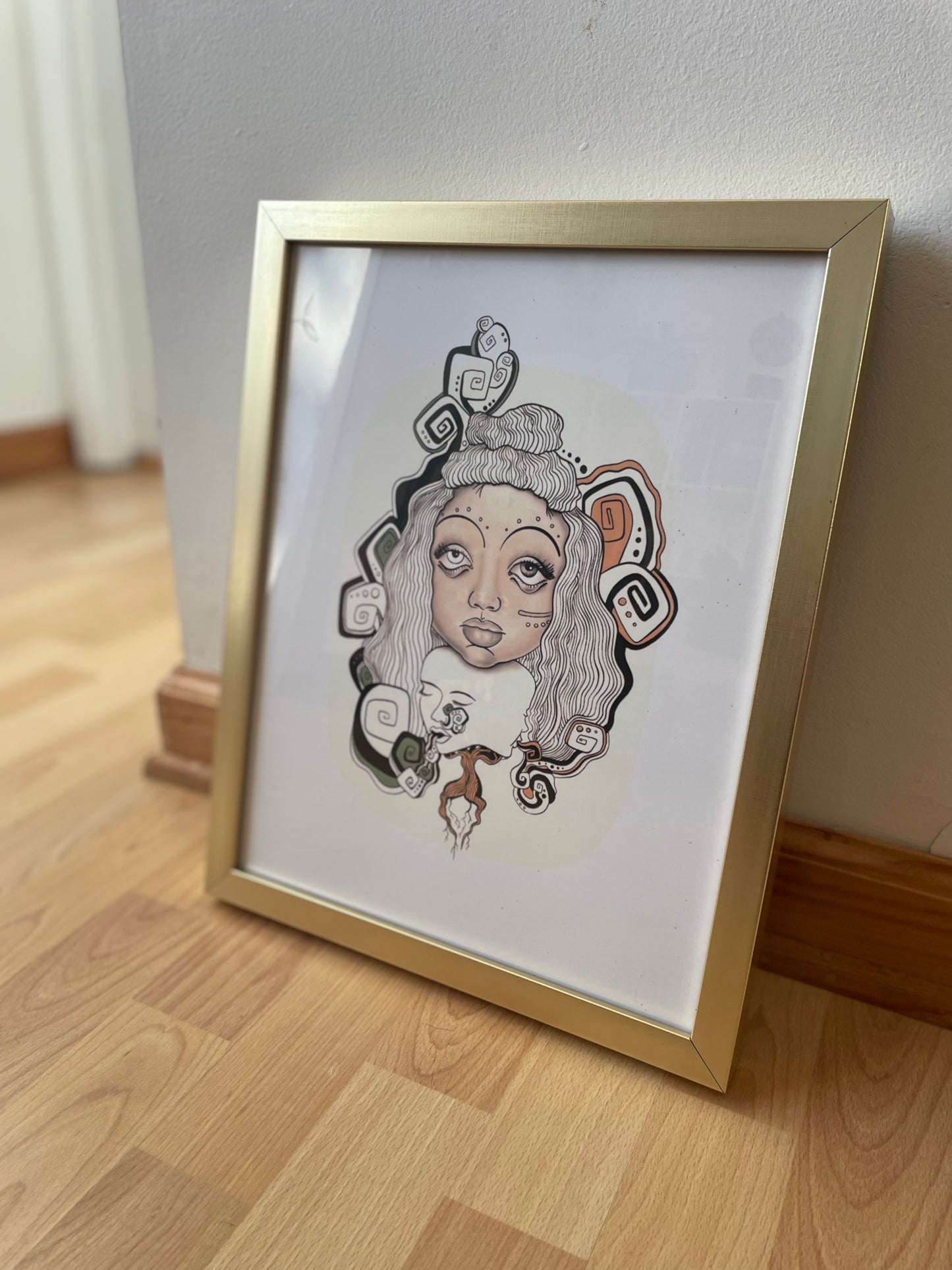 'Prana Apana' Framed
