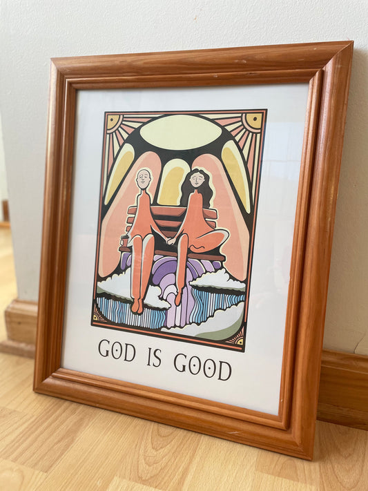 'God is Good' Framed