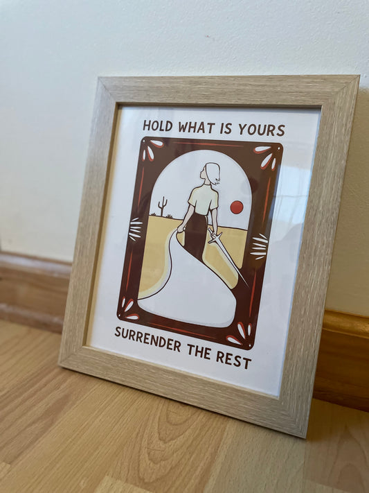 'Surrender' Framed