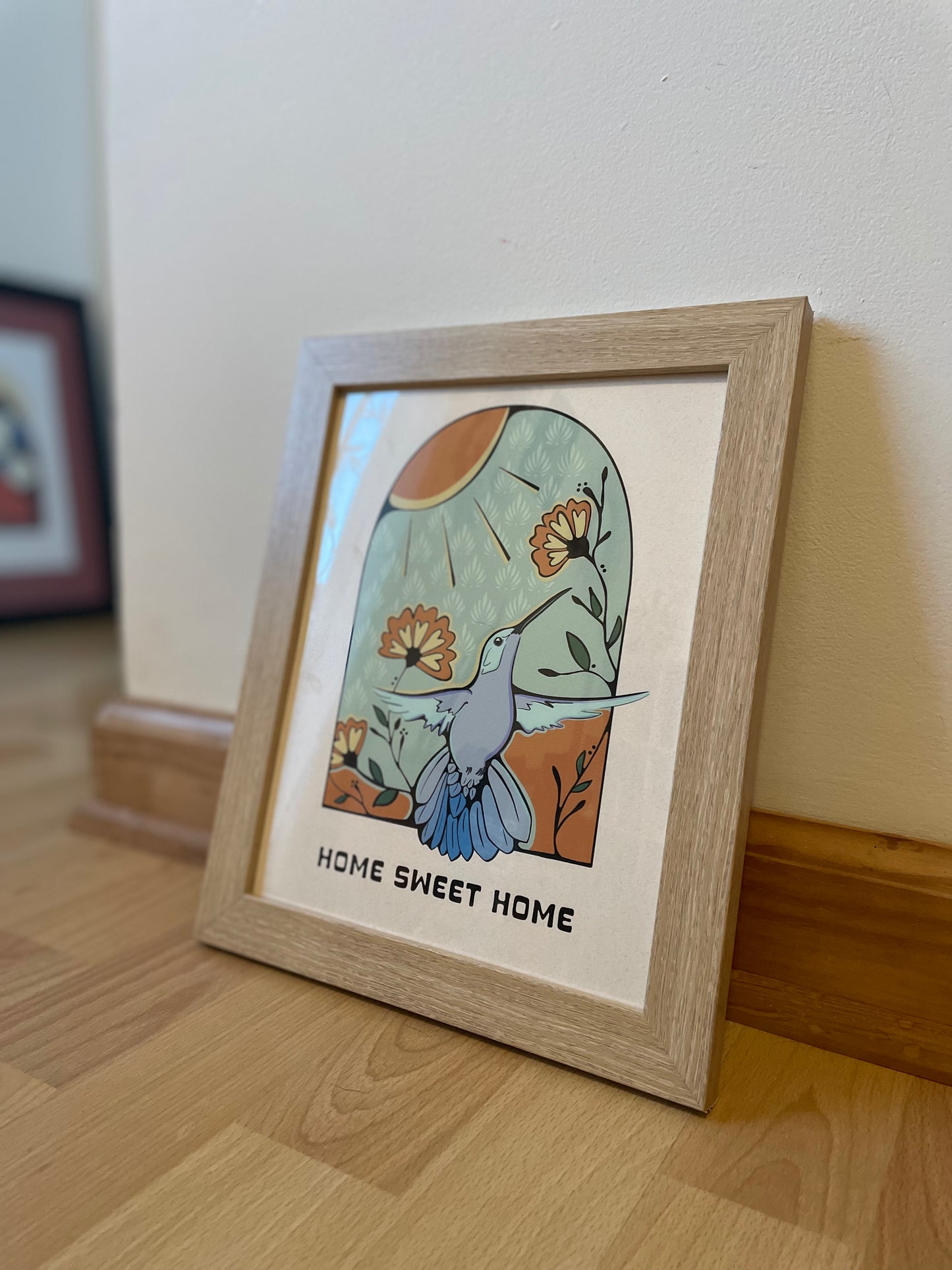 'Hummingbird' Framed