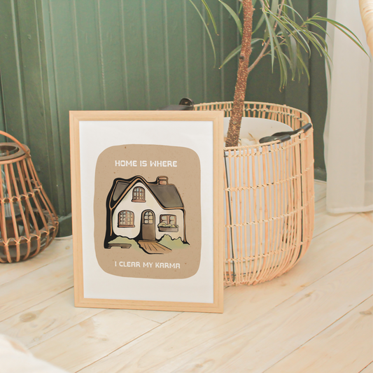 art print of home