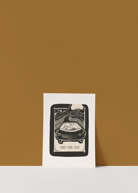 'Santosha' Art Print